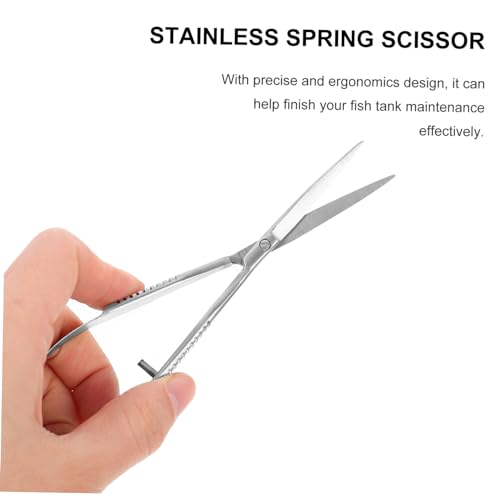 BESPORTBLE Turtle Tank Accessories Aquarium Scissor Easy Use Plant Scissor for Fish Tank Decorations