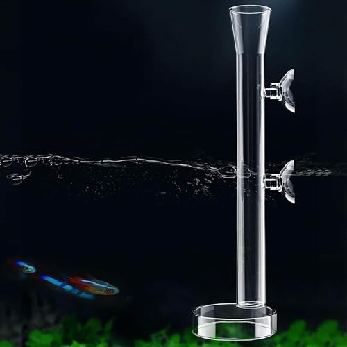 Mipukbay Glass Aquarium Feeder Set - 13.8 Inch Shrimp Feeding Tube & Dish for Fish, Shrimp, and Bottom-Dwelling Aquatic Pets‌ - size: 13.8 Inch