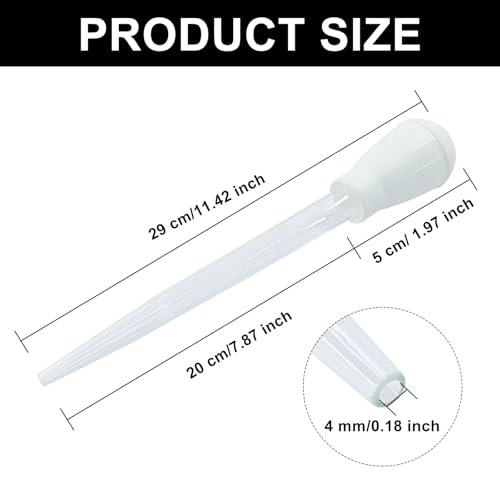 Murtenze 2 Pack Manual Fish Tank Water Changer Aquarium Dropper, White Clean Pipette Dropper Waste Remover, Mini Gravel Cleaning Straw for Aquarium Cleaning/Aquarium Owners - color: White