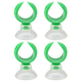 TOPINCN Aquarium Fish Hose Clamp, Suction Cup Clips Airline Tube Holders Clamps Fish Tube Light Sucker Holders Aquarium Suction Cups for Tubing (Green L)