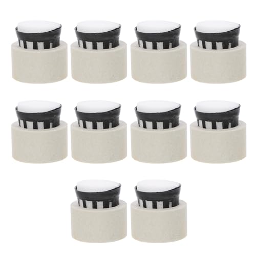10 Sets Hydroponic Planting Basket with Sponges and Ring, Upgrade Aquarium Plant Weights Aquatic Water Plant Grass Containers Garden Slotted Mesh Net Cups Pots Fixed Rings for Hydroponics