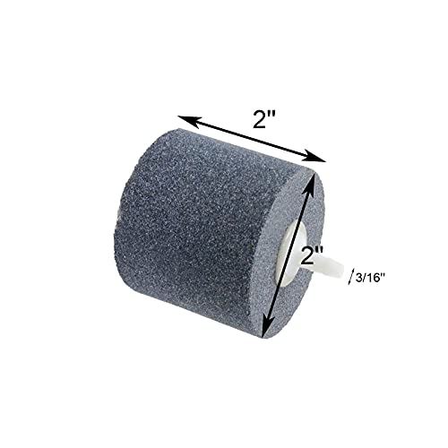 AQUANEAT Aquarium Air Stones 2x2 inch 4 Pack, Aerator Bubble Diffuser, Air Pump Accessories for Hydroponic, Pond, Aquarium Fish Tank - size: 2 inch 4 pcs