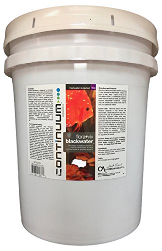 Continuum Aquatics Flora-Viv Blackwater - Water Conditioner That Simulates Conditions Found in Tropical Rainforests & Rivers for Freshwater & Planted Aquarium, 20L - size: 20 L