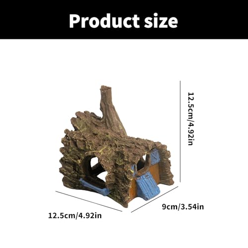 Fishtank Shrimp Breeding Artificial Driftwood Ornaments for Aquariums Terrarium Landscaping Shelter Decoration Resins Fish Accessories