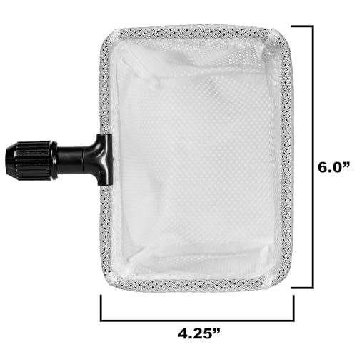 UNEAK - Aquarium Fish Net with Extendable 22"-33" Handle, Telescopic Fish Tank Nets, Fine Mesh Net for Fish and Shrimp Catching, Ponds, Creeks, and Aquariums - size: Small Net