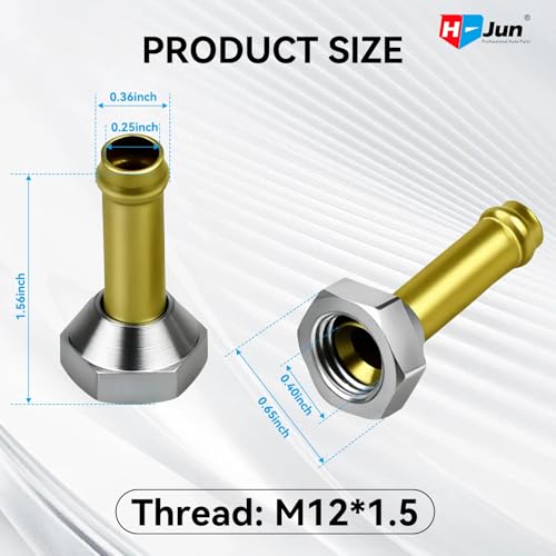 Transmission Cooler Oil Tube Connector for Nissan Frontier 2.4L 1998-2015, Frontier 3.3L 1999-2004, Pickup 2.4L 1998-2004, Xterra 2.4L 3.3L 2000-2004, Radiator Trans Cooler Line Fittings