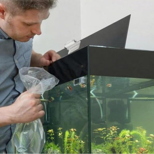 Clear Acrylic Aquarium Lid Handles, 6pcs Transparent Pulls Handles Fish Tank Cover Handle Rectangle Aquarium Tank Lid Replacement Handle for Aquarium Fish Cover Holder