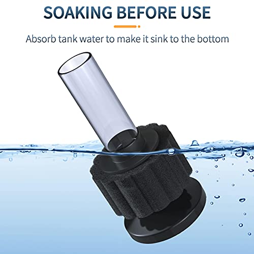 Pawfly Aquarium Sponge Filter, Mini Sponge Filter Kit with Airline Tubing and Control Valve for Small Fish Tank up to 3 Gallon