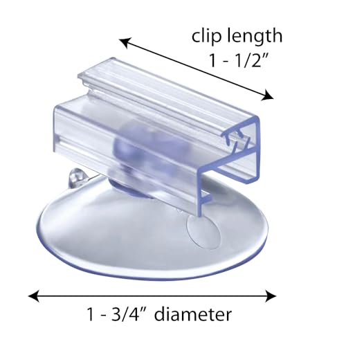 Suction Cup for Signs 1-3/4 inch (45 mm) - 10 Pack - Made in USA (Medium)