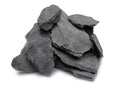 Natural Slate Stone 1 to 3 Inches - USA Sourced and Packaged for Aquascaping Aquariums, Terrariums, Paludariums, Reptile Enclosures, Wargaming, Models, Mosaic Art, Miniature Fairy Gardens (2lbs Grey) - style: 2lbs