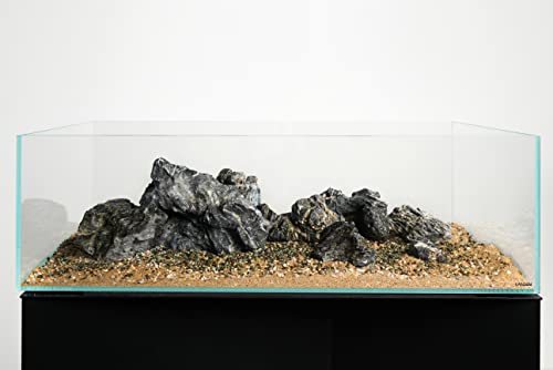 LANDEN Seiryu Stones Natural Rocks for Aquarium, Paludarium, Terrariums, Landscaping Rocks, Aquascaping, 80L (36lbs) 3-11in, Seiryu Stones(3-11inch,36lbs) - size: 07 Seiryu Stones(3-11inch,36lbs)
