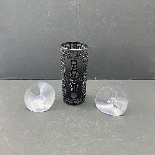 Betta Fish Tunnel Hollow Fish Hideout Cave Resting Tube Betta Hammock Tank Aquarium Decor for Small Shrimp Reptiles