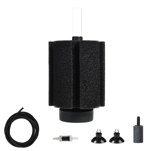 Aquarium Sponge Filter 20 Gallon,Quiet Sponge Filter With Air Stone For Betta Fry Shrimp and Small Fish (1 pcs) - size: 1 pcs