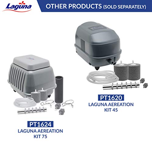 Laguna Aeration Kit for Ponds – Year-Round Water Aeration System – Improves Oxygen Exchange & Prevents Freezing – Includes Pump, 30 ft Airline Tubing, Air Stone & Float – For All Pond Sizes