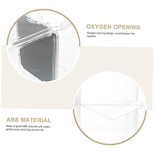 SUPVOX Multifunctional Betta Box Separate Fish Tank Aquarium Isolation Box Fish Breeding Holder