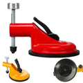 Adjustable Height Setter, Floor Gap Fixer Tool, Professional Countertop Leveling Tool with Heavy-Duty Rubber Suction Cups for Stone Slab (red) - color: Red