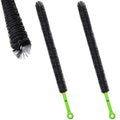 2 Pcs 17” Flexible Sink Drain Cleaner Brush Long Pipe Cleaner Brush for Cleaning Home Kitchen Sink Buthtub Snake Tube Hair Drain Clog Remover Brush for Shower and Tub Hair Clogs Bendable Sewer Drain