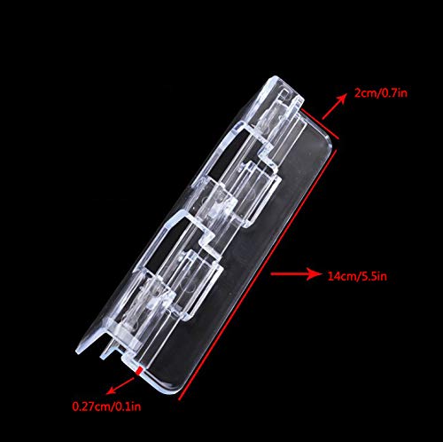 2Pcs Fish Tanks Glass Cover Clip,6mm/8mm/10mmAquariums Fish Tank Acrylic Clips Glass Cover Support Holders Universal Lid Clips for Rimless Aquariums