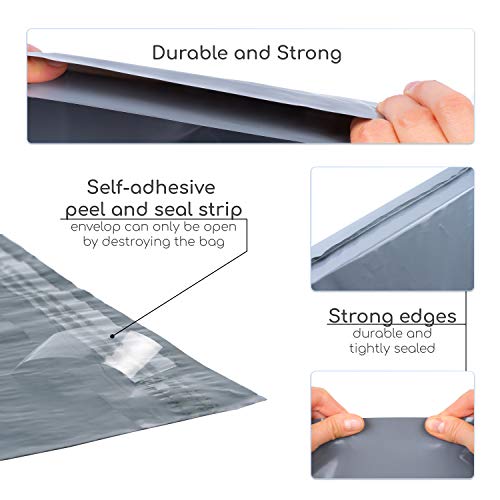Large Shipping Bags | Jumbo Poly Mailers for clothes | Strong Thick Mailing Bags with Self Adhesive | Self Sealing Shipping Envelopes (24x36-25 Bags) - size: 24x36 - 25 Bags