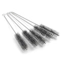 Utoolmart Wire Tube Brushes, Stainless Steel Bottle Bristle Cleaning Spiral Power Pipe Brush, 1.0-inch Diameter 12-inch Long-Handle Cleaner for Auto Parts, Bottles, Tubes, Keyboards,Glass 5pcs - color: 5pcs, size: 2.5cm