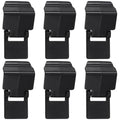 TEHAUX 6pcs Terrarium Cover Clip, Aquarium Lid Clips Reptile Screen Clamp Terrarium Lock Enclosure Fish Aquarium Screen Top Pet Tank Latch - Compatible with NOMO YL-07