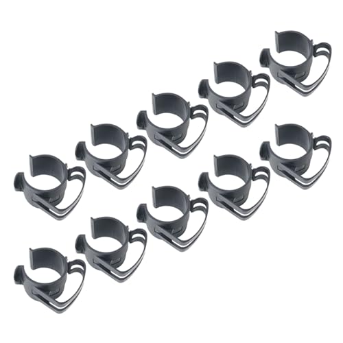 10PCS Cable Clips Holders for Stage Lighting Power Lines Fixation Clamps for Pipe Within 50mm Easy Installation