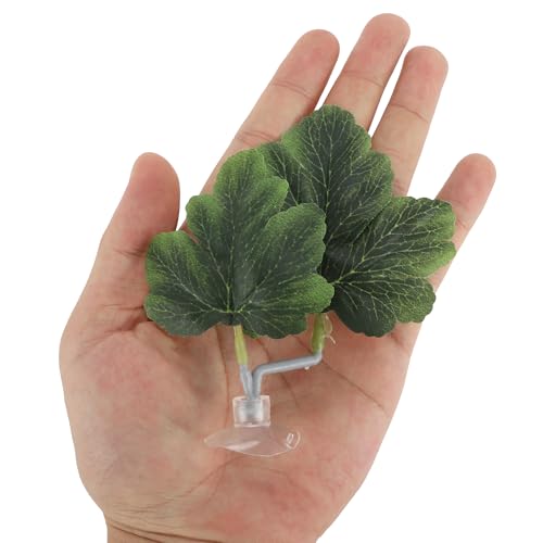 Betta Hammock, Betta Fish Resting & Spawning Spot, Plastic, Green, 10x8.5cm (3.94x3.35 inches), 1 Count, Aquarium Decor - color: Green