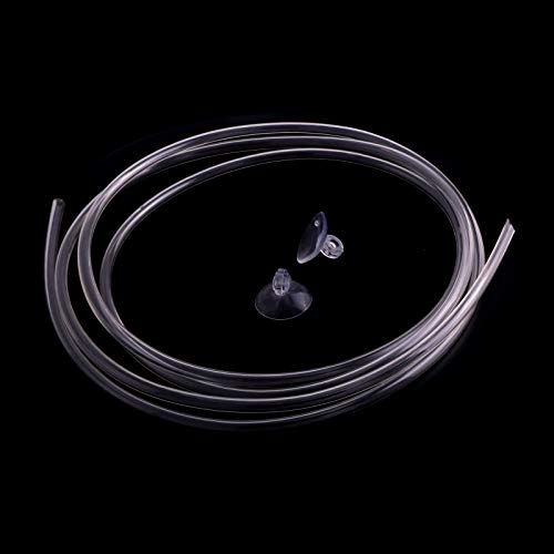 Aquarium Co2 Proof Tubing ID 3/16 inch 16 feet Clear Food Grade Air Line Tubing - color: Clear