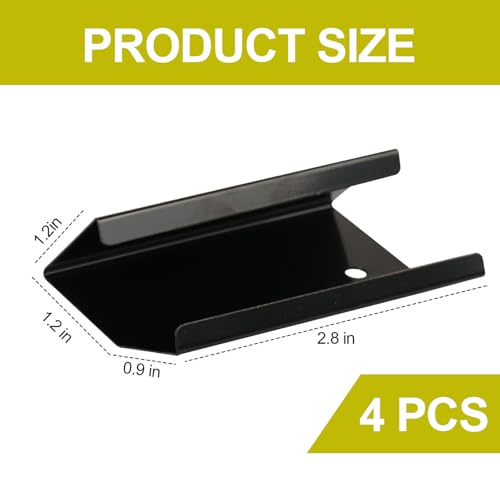 4 Pack Reptile Terrarium Covers Heavy Duty Screen Clips for Zilla Tank 30 Gallon or Larger, Aquarium Lid Clips for Reptile Tank Lid, Rreptile Enclosure Lock for Amphibian and Turtle Terrarium Covers