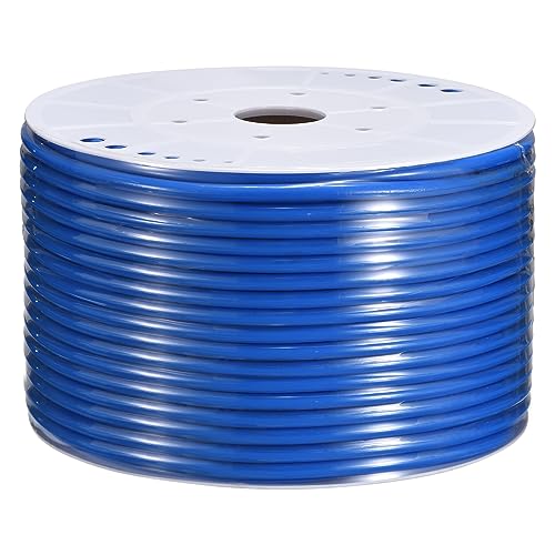 MECCANIXITY Pneumatic Tubing Pipe, 12mmx8mm 295ft 90 Meters PU Air Line Tubing Hose Tube Blue for Fluid Transfer Air Compressor - color: Blue, size: OD12mm*ID8mm 295ft (90 Meters)