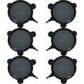 kathson 4.2-Inch Air Stone Disc Bubble Diffuser 6 PCS with Suction Cups Fish Tank Air Pump Round Dissolved Oxygen Airstone Decoration for Hydroponics Pond Aquarium Aquaponics - size: 4.2 Inch / 6 PCS