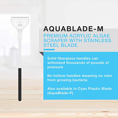 Continuum AquaBlade M 15" - w/Stainless Steel Algae Scraper Blade