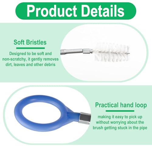 Auto Sunroof Drain Cleaning Tool, 78 Inch Flexible Tube Cleaning Brush, Drain Brush Extra Long Pipe Cleaners for Cars, Car Accessories, Car Sunroof Drain Hole Cleaner for Drains, Sewers, Windshields - size: 78 Inch