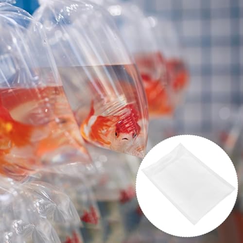 100pcs Sealable Oxygen Fish Transport Bags 15x22cm Live Fish Fry Shipping Pouches for Aquarium and Koi Fry Transportation