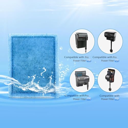 4 Pack Aquarium Filter Cartridge Rite-Size B Filter Cartridges Compatible with PRO Power Filters 100/125/175 Power Filter 150 - size: 4 pcs