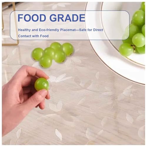 1.5mm Thick Fish Tank Side Table Mat Decorativa y Protectora 16"x38" Floral Clear Frosted Acuático Fish Tank End Table Stand