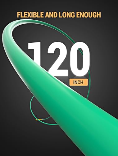 Auto Sunroof Cleaning Tool, 120 Inch Flexible Pipe Brush, 2PCS Tube Cleaning Brushes for Car Sunroof, Windshield Wiper Drain Hole