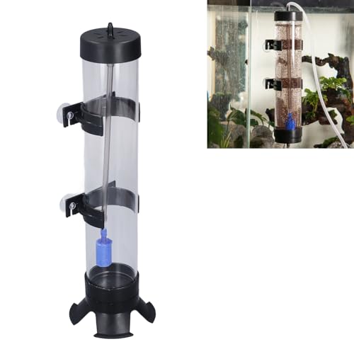 Brine Shrimp Eggs Incubator Plastic Hatchery Kit 30x8.5x8.5cm with Check Valve Prevents Backflow for Aquarium Fish Tank Live Food Hatching