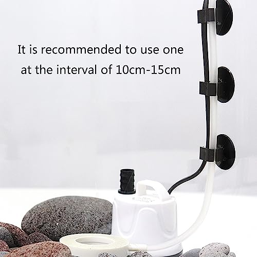 5pcs Aquarium Suction Cup Clip Fish Tank Tube Hose Power Cord Buckle Wire Suction Cups Aquarium Accessories Fish Tank Hose Clip