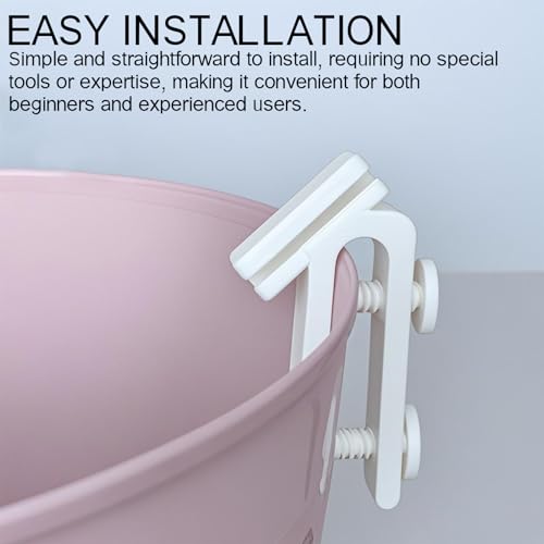 2-Piece Adjustable Fish Tank Hose Clip - Water Pipe Clamp for Aquarium, Bucket, and Garden Irrigation - Adjustable Support with Guide Stand
