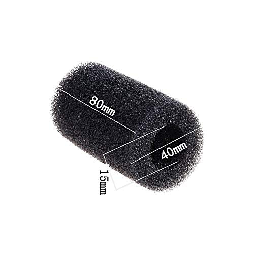 12 Pieces Black Pre-Filter Sponge Foam Roll Accessories for Aquarium Fish Tank