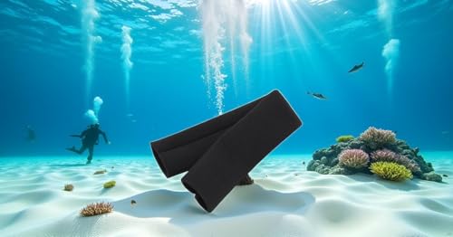 Alomejor 5mm Diving BCD Backplate Crotch Strap Rubber + Nylon Comfortable Weight Belt Cover