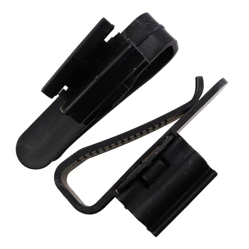 6PCS 9.7x5.3cm Black Hose Holders Adjustable Fish Tank Hose Clamp Aquarium Hose Clamp ABS Plastic Clip Suitable for Pipe with a Diameter of 8-16mm