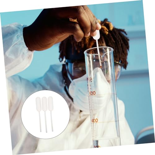 Alipis 100pcs Disposable Droppers Pipettes Plastic Dropper for Plant Aquarium Lab Essential Oils High Transparency