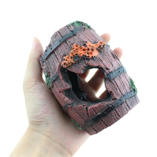 3PCS Colorful Aquarium Landscaping Decoration 100/42mm Resin Simulation Starfish Barrel Fish Tank Accessories