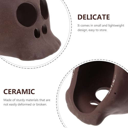 Alasum Ceramic Fish and Shrimp Shelter Aquarium Cave Betta Fish Tank Decor Small Resin Hideout Breeding Tube Hiding Aquarium Ornament for Freshwater Aquatic Pets