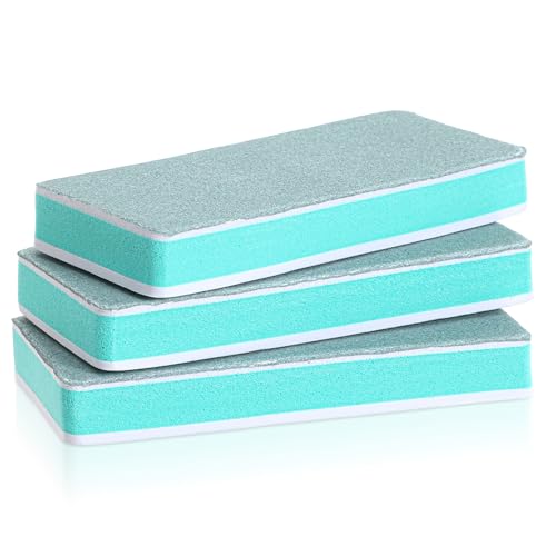 3Pcs Fish Tank Cleaning Tools, Double Sided Aquarium Sponge Brush, Non-Scratch Algae Scrubber, Glass Cleaner for Fish, Turtle Tanks, Safe Surface Buildup Remover for Glass, Acrylic (3.42"x1.49"x0.47")
