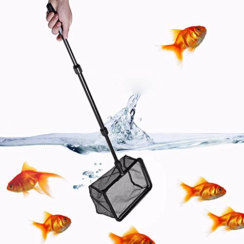 Aquarium Fishing Landing Net, Easy to Carry, 3 Sizes to Choose, Great Tool for Fish, Widely Used, Lightweight, for Home and Aquarium Use - size: Large