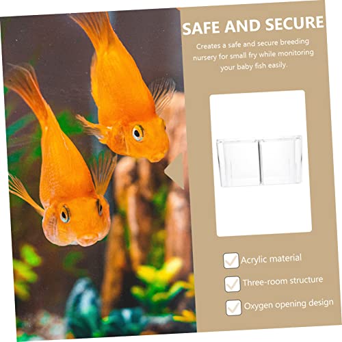BESPORTBLE Multifunctional Betta Box Fish Breeding Isolation Aquarium Tank Hatching Incubator Box