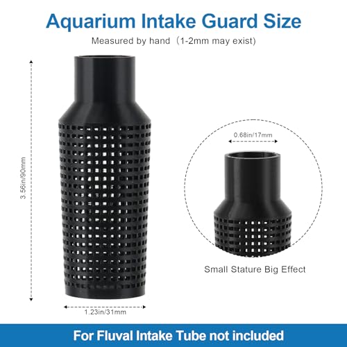 Aquarium Intake Guard, Aquarium Filter Intake Guard Fits for Fluval 306/307/406/407 Models, Fish Safe Filter Cover Aquarium Filter Accessories
